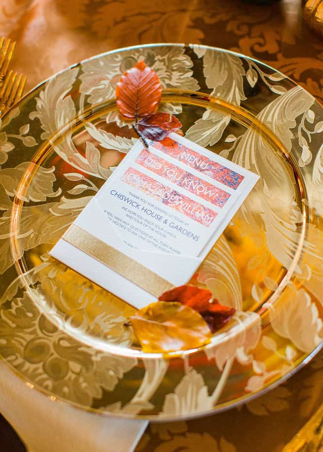 Chiswick House | Autumn Themed Event | Kelly Chandler Consulting