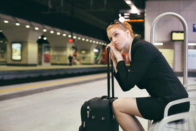 Wedding planner on her way to a hosted FAM trip event