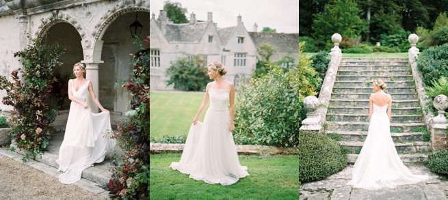 Exterior Warmwell House with bride | Kelly Chandler Consulting