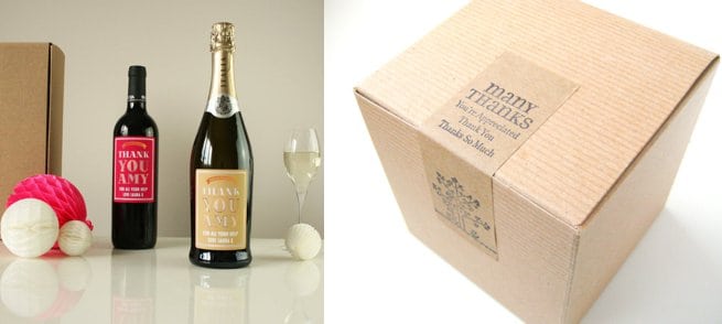 Bottles of wine and thank you gift | Kelly Chandler Consulting