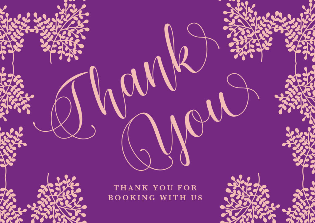 Wedding thank you and bride getting ready card | Kelly Chandler Consulting