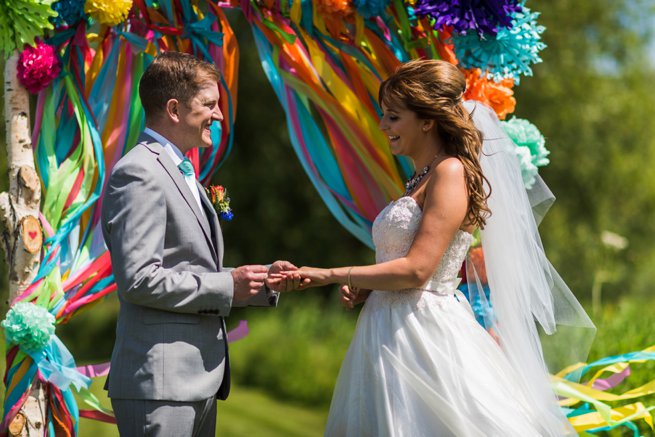 Bride and groom wedding vows | Kelly Chandler Consulting
