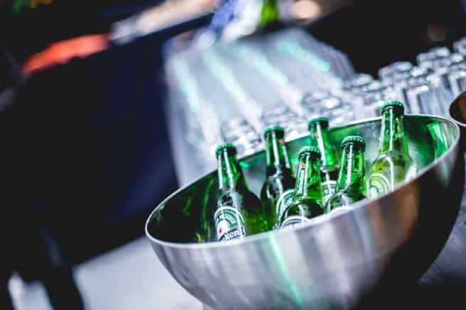 Bottles of beer in an ice bowl | Kelly Chandler Consulting