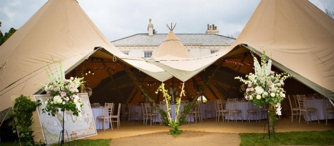 Hallsannery House Teepee Marquee | Kelly Chandler Consulting