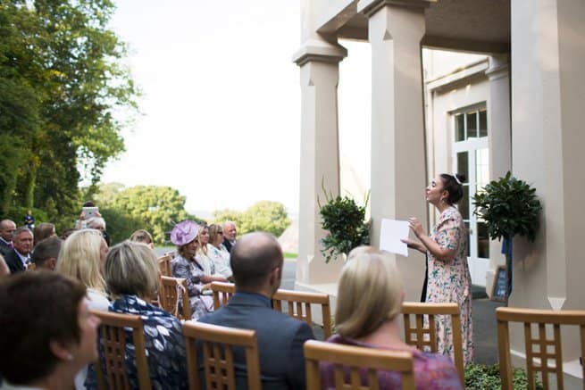 Ceremony at Hallsannery House | Kelly Chandler Consulting